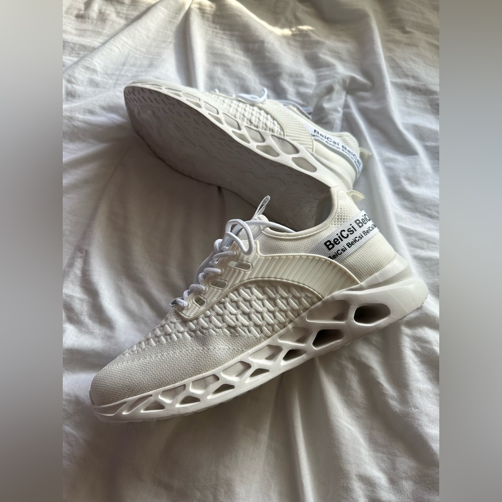 white BeiCsi Shoes - size men's 10 - ACCEPTING OFFERS